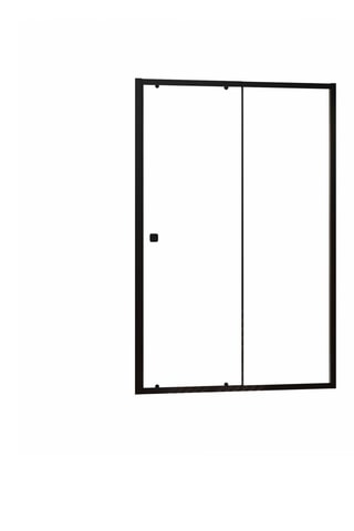 Puerta y mampara de cuarto de baño de 1 puerta - 185 x 100 x 0,5 cm