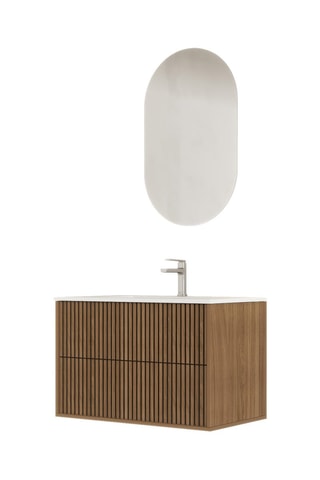 Conjunto de mueble de cuarto de baño - 131,6 x 82 x 47 cm