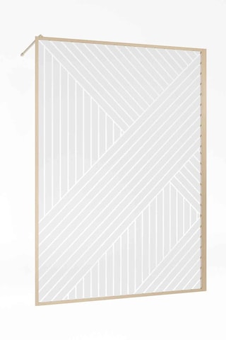 Mampara de ducha - Marrón - 140 x 200 cm