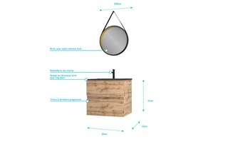 Conjunto de cuarto de baño Timber - 3 piezas