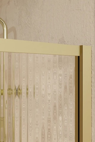 Mampara de ducha Edge - Dorado - 200 x 120 cm