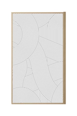 Mampara de bañera Hinata - Imitación madera - 140 x 80 cm