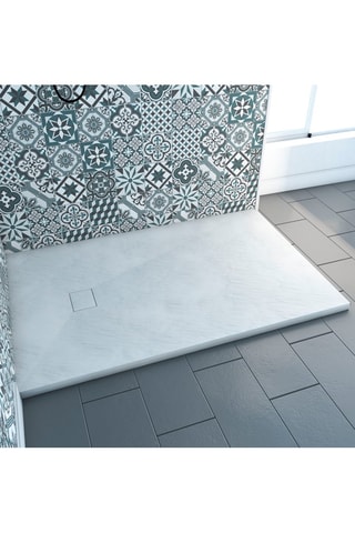 Plato de ducha - Blanco - 140 x 90 cm