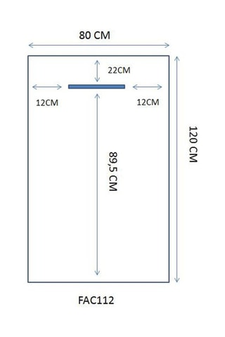 Plato de ducha de baldosas - Gris - 80 x 140 x 4 cm