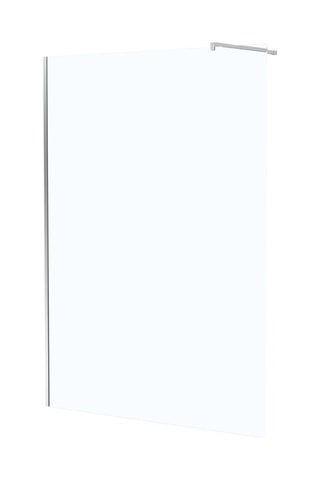 Mampara de ducha - Transparente y plateado