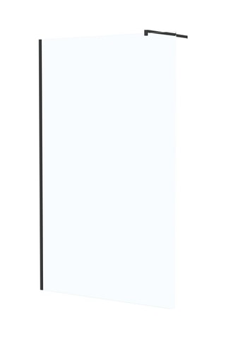 Mampara de ducha - Transparente y negro