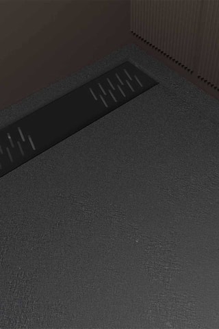 Plato de ducha Athena - Negro - 90 x 120 x 3 cm