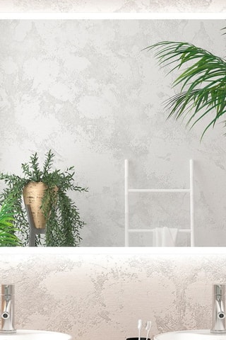 Espejo rectangular de cuarto de baño con iluminación LED - 120 x 70 cm