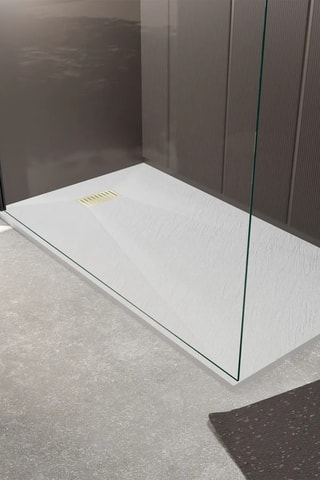 Plato de ducha de resina SMC - 90 x 160 x 2,6 cm