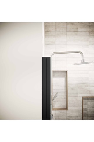 Puerta de ducha de vidrio Dark Elementary - 70 x 195 cm