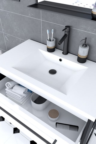 Conjunto de cuarto de baño Structura - 2 piezas