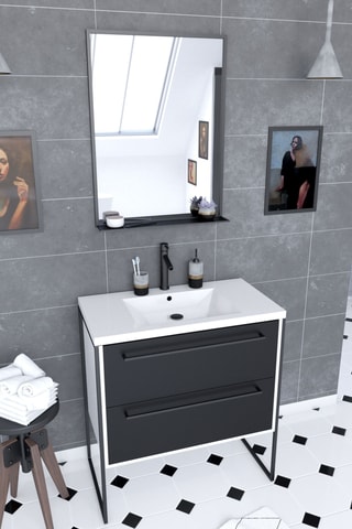 Conjunto de cuarto de baño Structura - 2 piezas