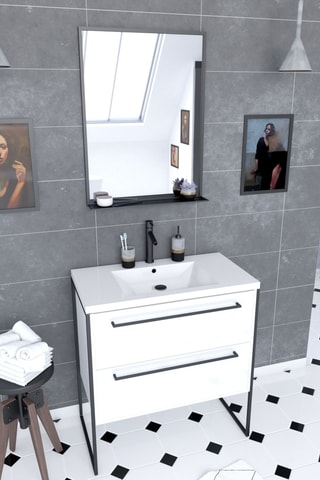 Conjunto de cuarto de baño Structura - 2 piezas