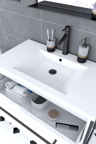 Conjunto de cuarto de baño Structura - 2 piezas