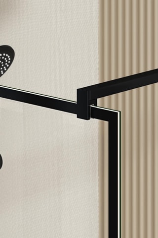 Mampara de ducha de vidrio Dark Blocks - 70 x 195 cm