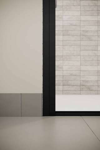 Puerta de ducha de vidrio Dark Elementary - 80 x 195 cm