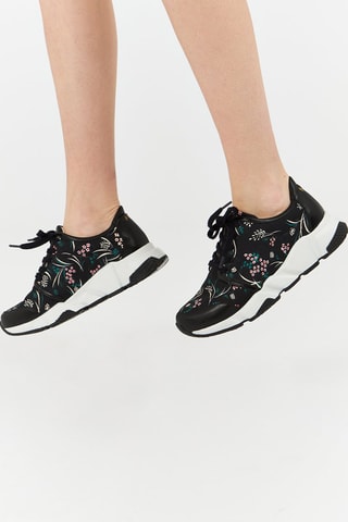 Baskets en cuir - Noir