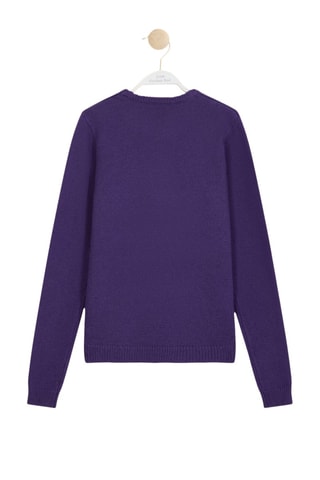 Pull en laine et cachemire Moravy - Violet