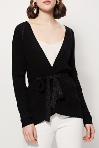 Gilet en laine et cachemire Minesota - Noir