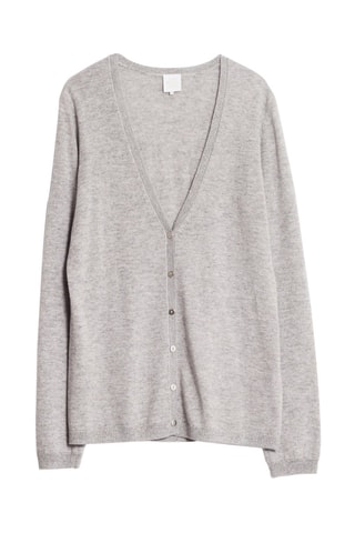 Gilet en laine et cachemire - Gris clair