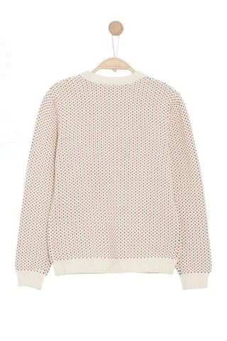 Gilet Gelaty - Ecru et rouge