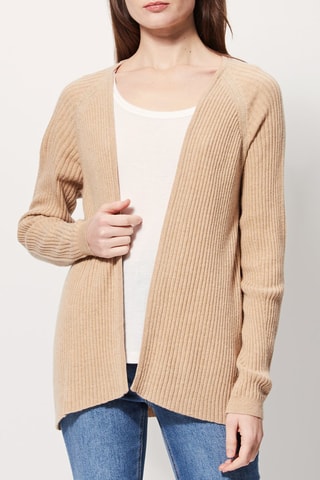 Gilet en laine et cachemire Minesota - Camel