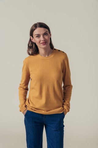 Gilet en laine et cachemire Michigan - Camel