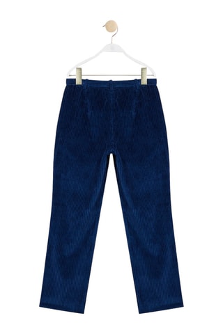 Pantalon en velours Paroly - Bleu marine