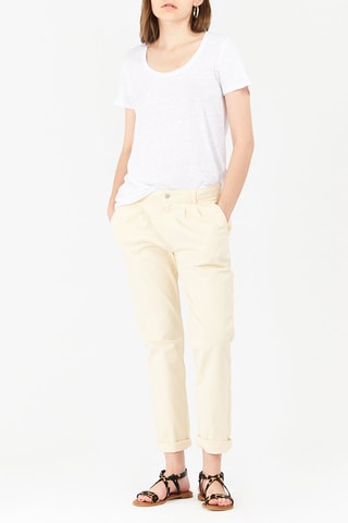 Pantalon droit - Écru