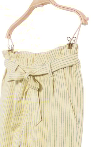 Pantalon droit en lin - Jaune