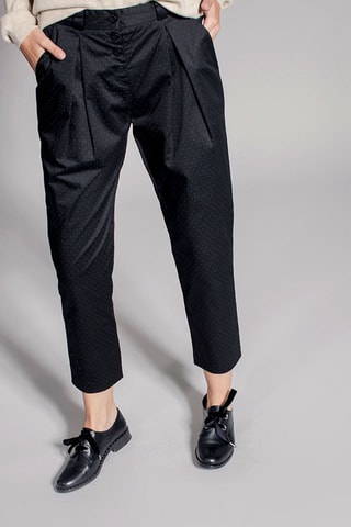 Pantalon carotte 7/8 Paloma - Noir
