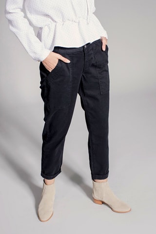 Pantalon droit 7/8 Pimenta - Noir