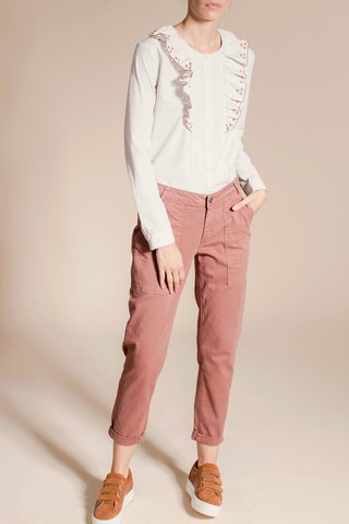 Pantalon droit 7/8 Pimenta - Rose