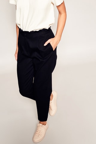 Pantalon en lin Pearl - Noir