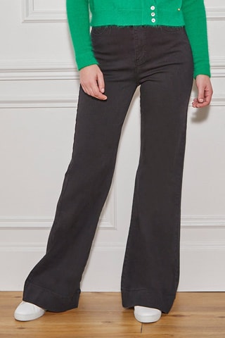 Jean taille haute Petra - Noir