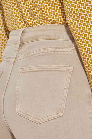 Jean 7/8 taille haute Prisca - Beige