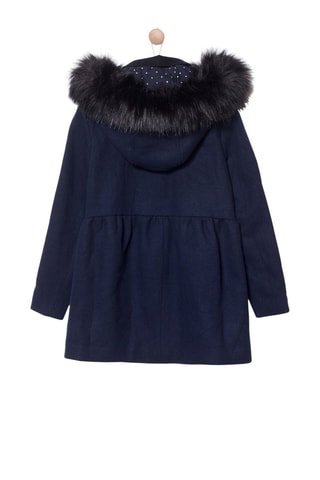 Manteau en laine Loty - Bleu marine