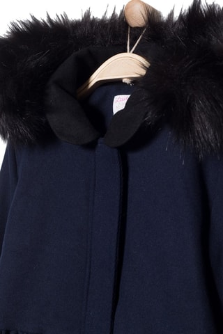 Manteau en laine Loty - Bleu marine