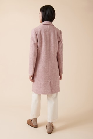 Manteau en laine Laurent - Rose