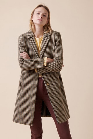 Manteau en laine Laurent - Camel