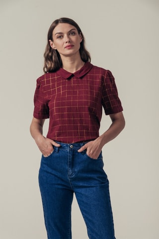 Top Carmine - Bordeaux