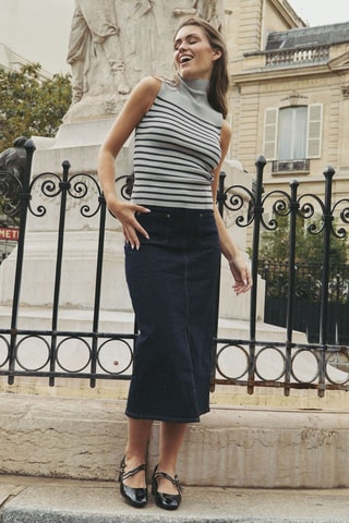 Top Aline - Gris clair