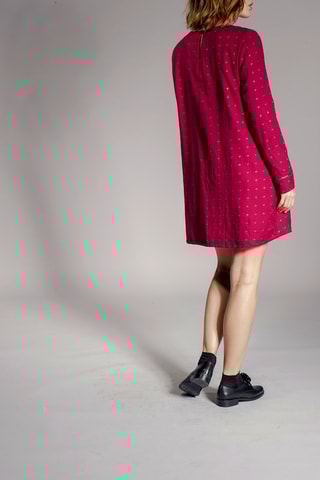 Robe trapèze Rumba - Rose foncé