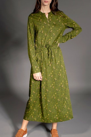 Robe longue Rosalia - Kaki