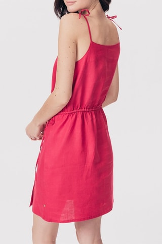 Robe Chemise en lin Ramilia - Rouge
