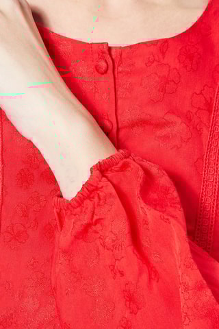 Robe droite Riotte - Rouge