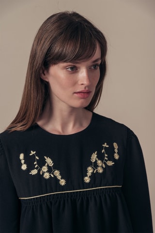 Robe droite Raven - Noir