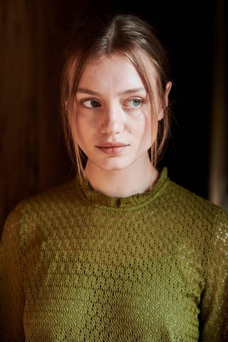 Blouse en dentelle Tatras - Vert olive