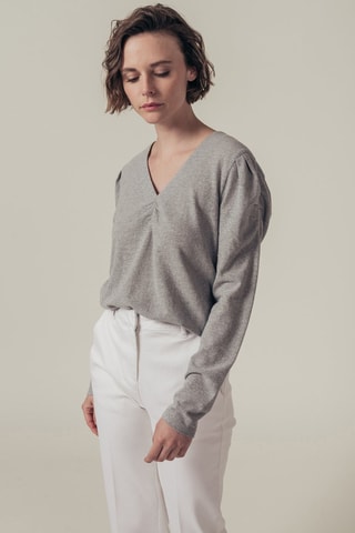 Blouse August - Gris chiné