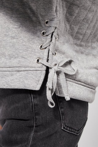 Sweat matelassé - Gris